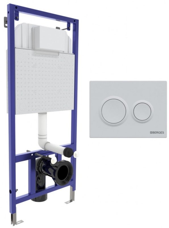 Инсталляция Berges Novum c кнопкой O4 (040264)